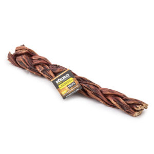 Dehydrated Beef Gullet Braided - 11-12 inches