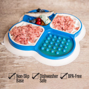 Big Country Raw Lick Tray - Blue and White